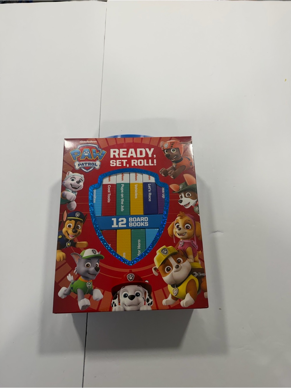 Paw Patrol Ready, Set, Roll! 12-Book Board Set - Red